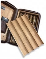 Manhattan Brown Travel Cigar Case Humidor